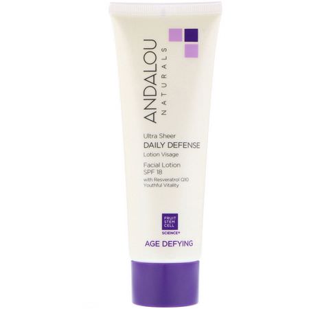 Andalou Naturals Day Moisturizers Creams Resveratrol Skin Care - Resveratrol-Hudvård, Dagfuktighetsmedel, Krämer, Ansiktsfuktare