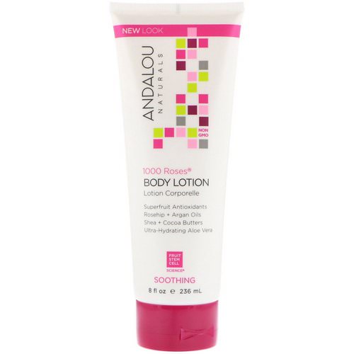 Andalou Naturals, Body Lotion, Soothing, 1000 Roses, 8 fl oz (236 ml) Review
