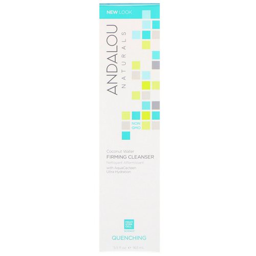 Andalou Naturals, Coconut Water Firming Cleanser, Quenching, 5.5 fl oz (163 ml) Review