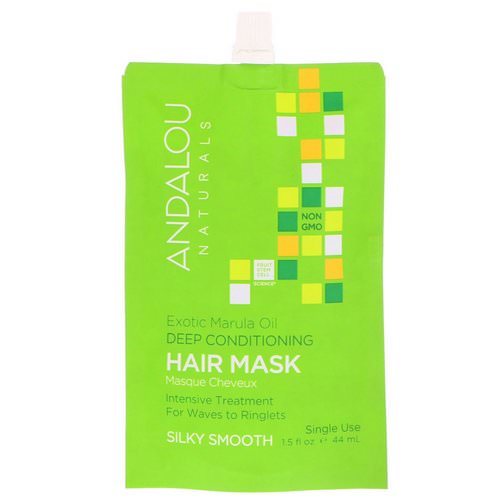 Andalou Naturals, Exotic Marula Oil Deep Conditioning Hair Mask, 1.5 fl oz (44 ml) Review