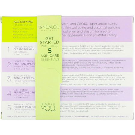 Andalou Naturals Gift Sets Beauty Resveratrol Skin Care - Resveratrol Hudvård, Presentpaket, Skönhet