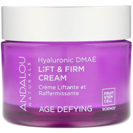 Andalou Naturals Face Moisturizers Creams Hyaluronic Acid Serum Cream - Grädde, Hyaluronsyra-Serum, Krämer, Ansiktsfuktighetsmedel