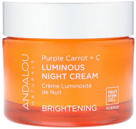 Andalou Naturals Night Moisturizers Creams Vitamin C Beauty - C-Vitamin, Nattfuktare, Krämer, Ansiktsfuktare