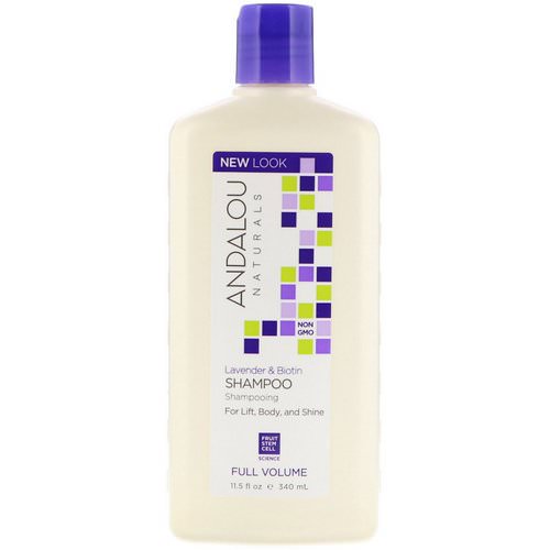 Andalou Naturals, Shampoo, Full Volume, For Lift, Body, and Shine, Lavender & Biotin, 11.5 fl oz (340 ml) Review