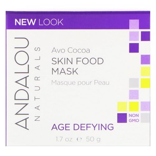 Andalou Naturals, Skin Food Mask, Avo Cocoa, Age Defying, 1.7 oz (50 g) Review