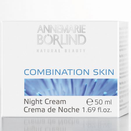 Nattfuktare, Krämer, Ansiktsfuktare, Skönhet: AnneMarie Borlind, Combination Skin Night Cream, 1.69 fl oz (50 ml)