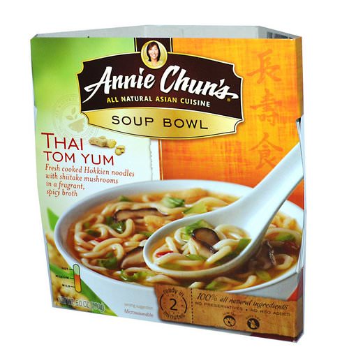 Annie Chun's, Soup Bowl, Thai Tom Yum, Medium, 6.0 oz (170 g) Review
