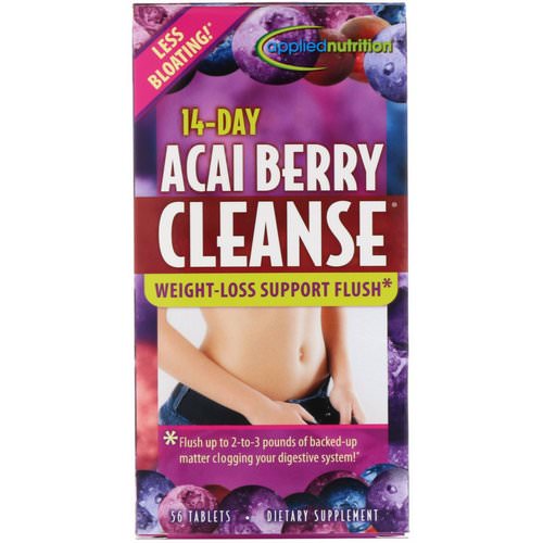 appliednutrition, 14-Day Acai Berry Cleanse, 56 Tablets Review