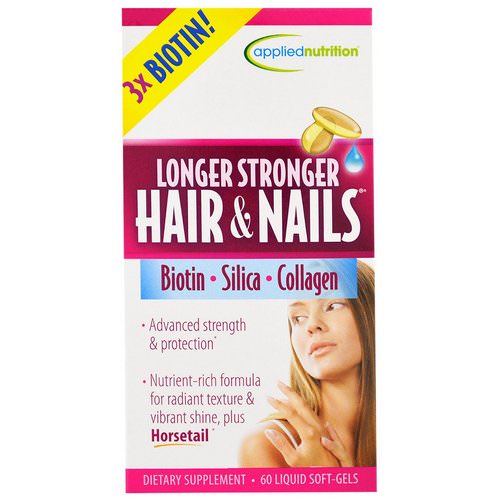 appliednutrition, Longer Stronger Hair & Nails, 60 Liquid Soft-Gels Review