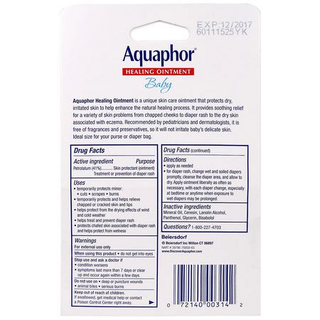 Aquaphor Diaper Rash Treatments - Blöja Rash Behandlingar, Blöja, Barn, Baby
