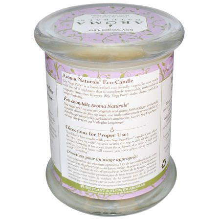 Ljus, Hem Doft, Hem: Aroma Naturals, 100% Natural Soy Essential Oil Candle, Serenity, Ylang Ylang & Lavender, 8.8 oz (260 g) 3