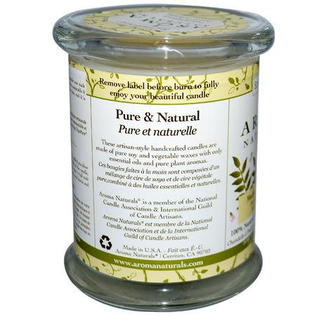 Ljus, Hem Doft, Hem: Aroma Naturals, Soy VegePure, 100% Natural Soy Pillar Candle, Meditation, Patchouli & Frankincense, 8.8 oz (260 g)