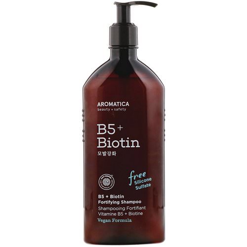 Aromatica, B5 + Biotin, Fortifying Shampoo, 13.5 fl oz (400 ml) Review