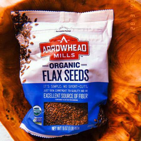 Arrowhead Mills Flax Seed Supplements Flax Seeds - Linfrö, Nötter, Linfrötillskott