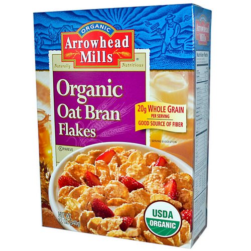 Arrowhead Mills, Organic Oat Bran Flakes, 12 oz (340 g) Review