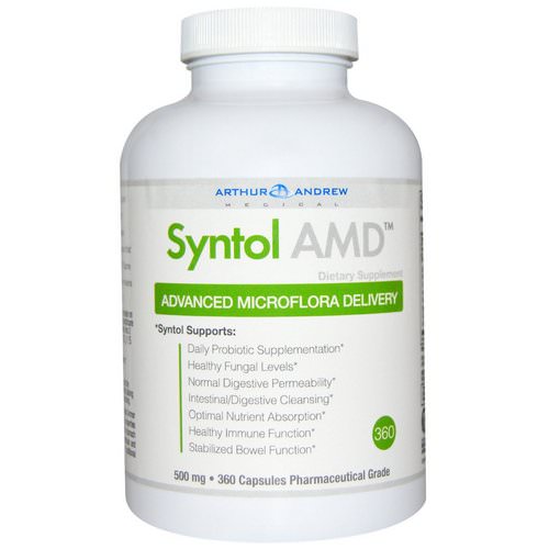 Arthur Andrew Medical, Syntol AMD, Advanced Microflora Delivery, 500 mg, 360 Capsules Review