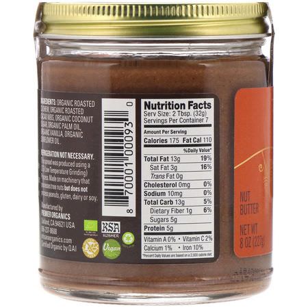 Kakaosmör, Konserver, Spridningar, Knappar: Artisana, Organics, Cashew Cacao Spread, 8 oz (227 g)