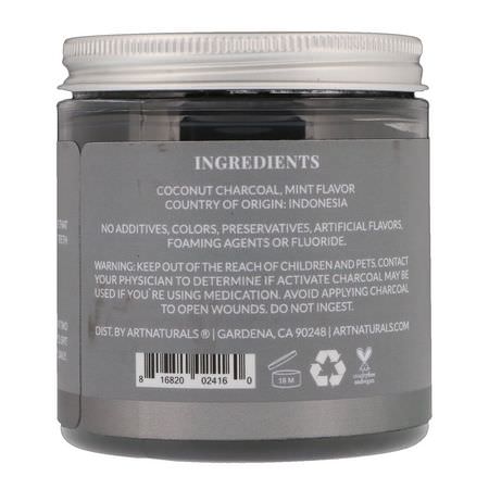 Whitening, Tandpasta, Oral Care, Bad: Artnaturals, Activated Charcoal Powder, Mint Flavored, 4 oz (113 g)