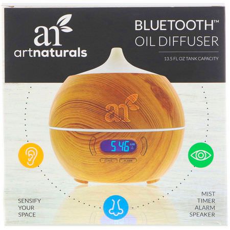 Diffusorer, Eteriska Oljor, Aromaterapi, Bad: Artnaturals, Bluetooth Oil Diffuser, 1 Diffuser