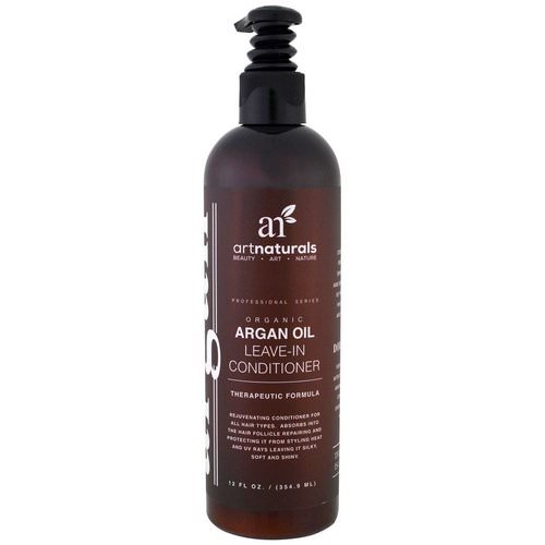 Artnaturals, Organic Argan Oil Leave-In Conditioner, Therapeutic Formula, 12 fl oz (354.9 ml) Review