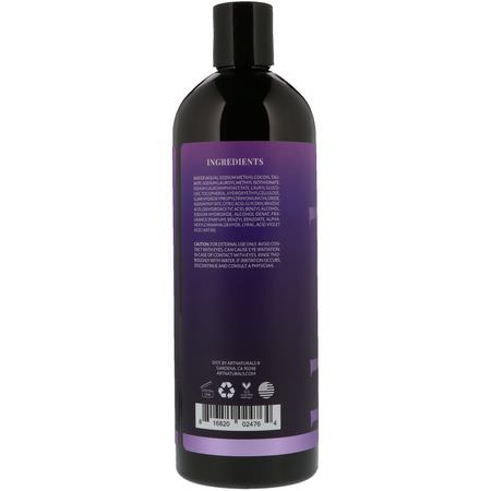 Schampo, Hårvård, Bad: Artnaturals, Purple Shampoo, Color Balance and Tone, 16 fl oz (473 ml)