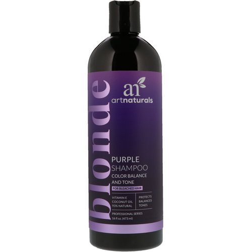 Artnaturals, Purple Shampoo, Color Balance and Tone, 16 fl oz (473 ml) Review