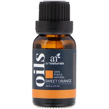 Art Naturals Orange Oil - Orange Olja, Eteriska Oljor, Aromaterapi, Bad