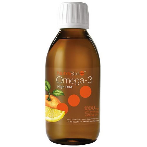 Ascenta, NutraSea, High DHA Omega-3, Juicy Citrus Flavor, 6.8 fl oz (200 ml) Review