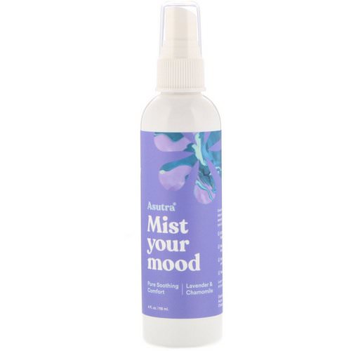 Asutra, Mist Your Mood, Pure Soothing Comfort, Lavender & Chamomile, 4 fl oz (118 ml) Review