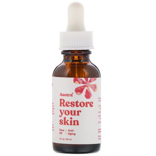 Asutra, Restore Your Skin, Anti-Aging, Face Oil, 1 fl oz (30 ml) Review