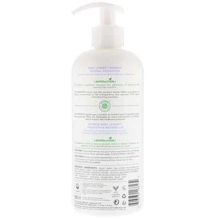 Body Wash, Allt-I-Ett-Babyschampo, Hår, Hud: ATTITUDE, Baby Leaves Science, 2-In-1 Natural Shampoo & Body Wash, Almond Milk, 16 fl oz (473 ml)
