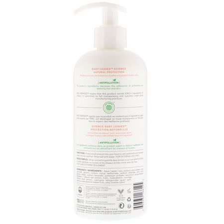 Body Wash, Allt-I-Ett-Babyschampo, Hår, Hud: ATTITUDE, Baby Leaves Science, 2-In-1 Natural Shampoo & Body Wash, Pear Nectar, 16 fl oz (473 ml)