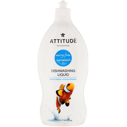 ATTITUDE, Dishwashing Liquid, Wildflowers, 23.7 fl oz (700 ml) Review