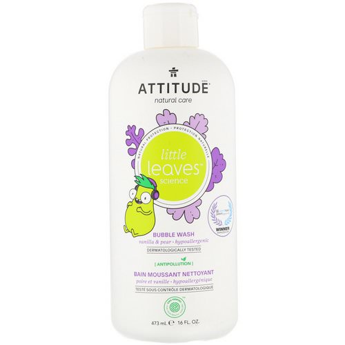 ATTITUDE, Little Leaves Science, Bubble Wash, Vanilla & Pear, 16 fl oz (473 ml) Review