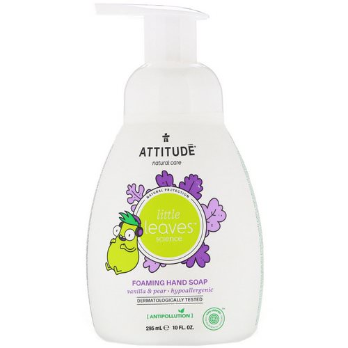 ATTITUDE, Little Leaves Science, Foaming Hand Soap, Vanilla & Pear, 10 fl oz (295 ml) Review