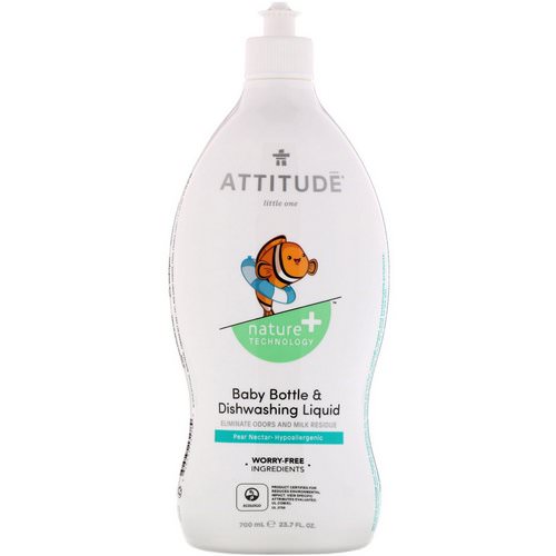 ATTITUDE, Little One, Baby Bottle & Dishwashing Liquid, Pear Nectar, 23.7 fl oz (700 ml) Review