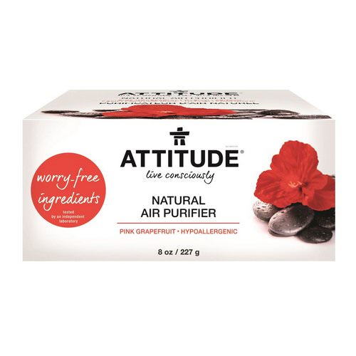 ATTITUDE, Natural Air Purifier, Pink Grapefruit, 8 oz (227 g) Review