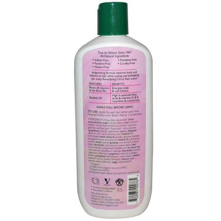 Schampo, Hårvård, Bad: Aubrey Organics, Biotin Repair Shampoo, Citrus Rain, 11 fl oz (325 ml)