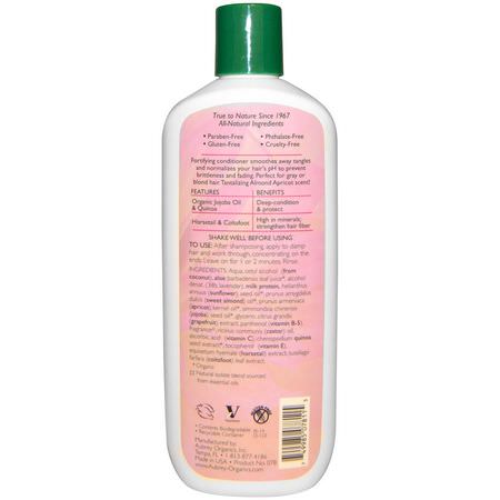 Balsam, Hårvård, Bad: Aubrey Organics, Swimmer's Conditioner, pH Neutralizer, All Hair Types, 11 fl oz (325 ml)