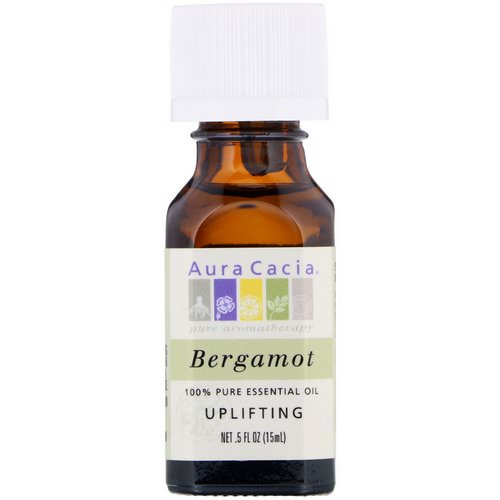 Aura Cacia, 100% Pure Essential Oil, Bergamot, .5 fl oz (15 ml) Review