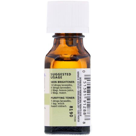 Eteriska Oljor, Aromaterapi, Bad: Aura Cacia, 100% Pure Essential Oil, Lavandin, .5 fl oz (15 ml)