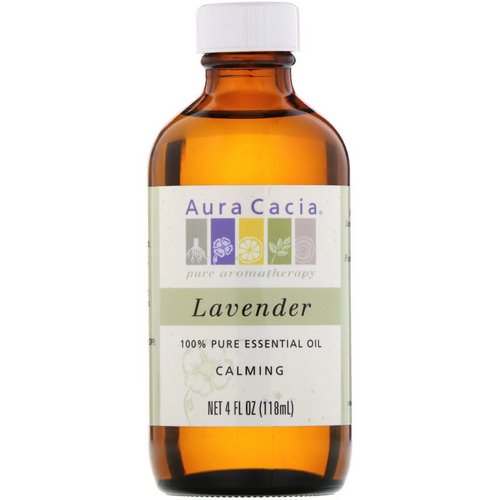 Aura Cacia, 100% Pure Essential Oil, Lavender, 4 fl oz (118 ml) Review