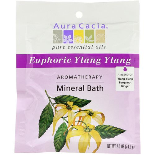 Aura Cacia, Aromatherapy Mineral Bath, Euphoric Ylang Ylang, 2.5 oz (70.9 g) Review