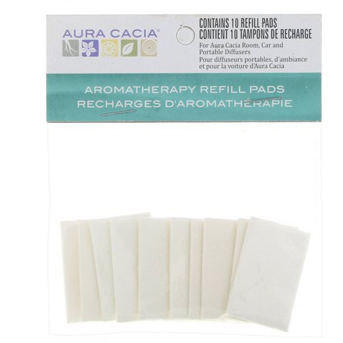 Aura Cacia, Aromatherapy Refill Pads, 10 Refill Pads Review