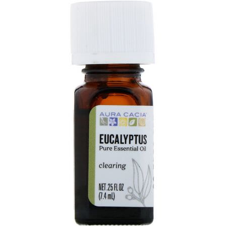 Aura Cacia Eucalyptus Oil - Eukalyptusolja, Eteriska Oljor, Aromaterapi, Bad