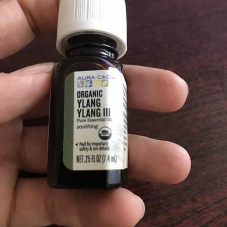 Aura Cacia Ylang Ylang Oil - Ylang Ylang-Olja, Eteriska Oljor, Aromterapi, Bad