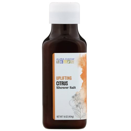 Aura Cacia, Shower Salt, Uplifting Citrus, 16 oz (454 g) Review