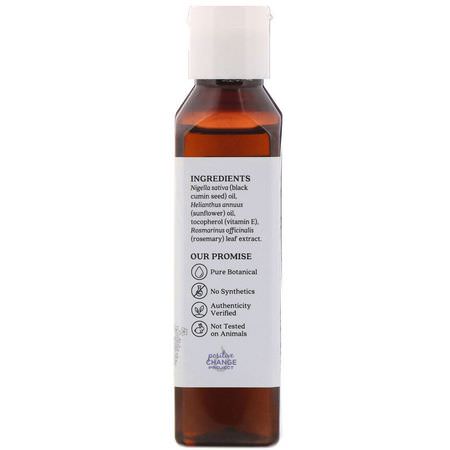 Massageoljor, Kropp, Bad: Aura Cacia, Skin Care Oil, Black Seed, 4 fl oz (118 ml)