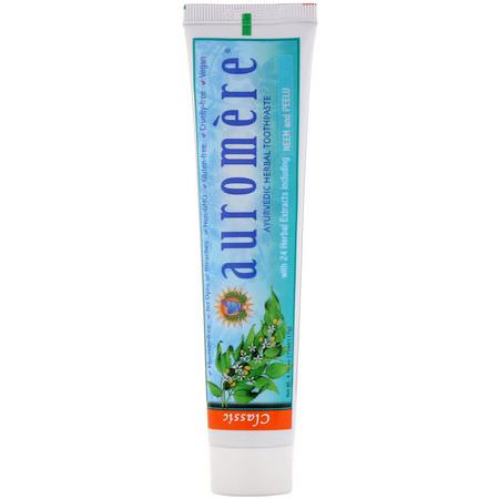 Auromere Fluoride Free Whitening - Whitening, Fluoride, Tandpasta, Oral Care
