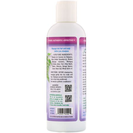 Balsam, Hårvård, Bad: Auromere, Pre-Shampoo Conditioner, Hair Conditioning Oil, 7 fl oz (206 ml)